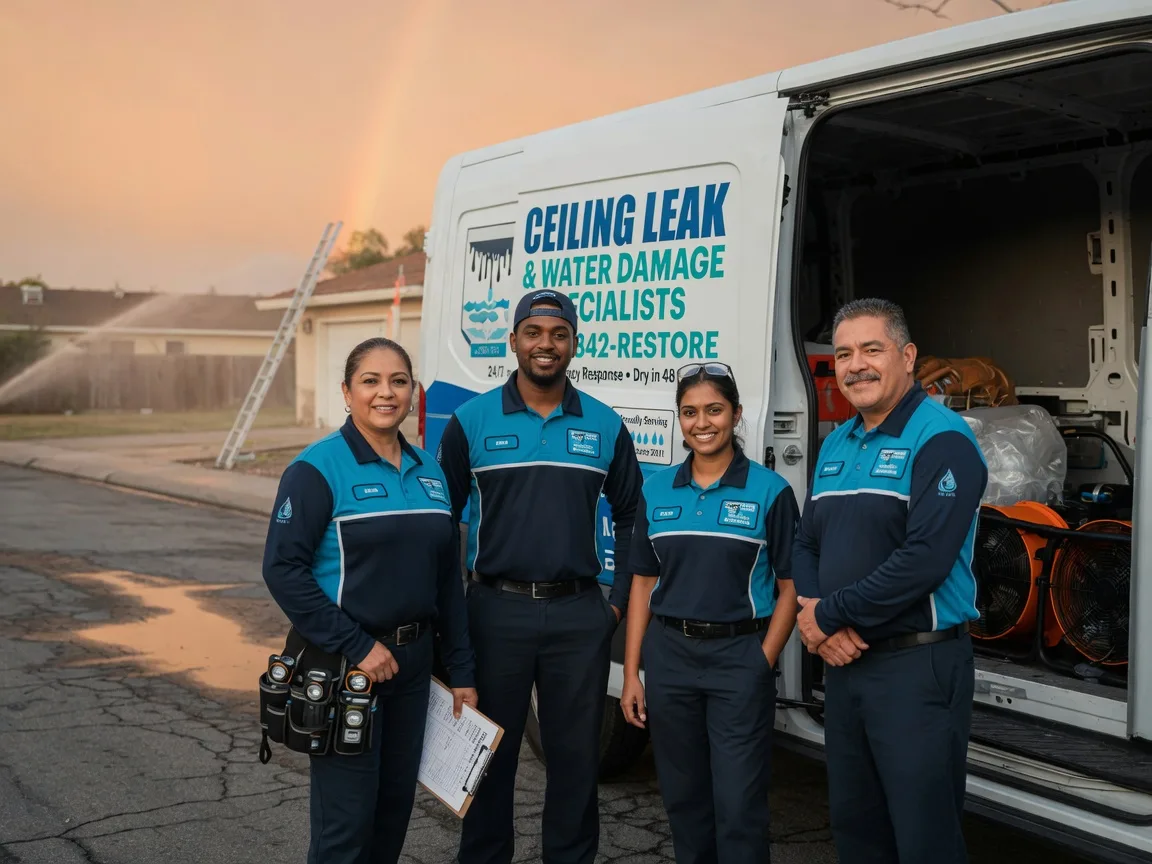 Ceiling Leak Cleanup company in Volga, WV